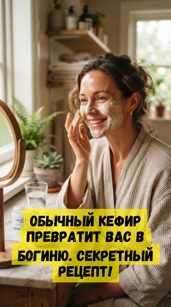 Обычный кефир превратит вас в богиню. Секретный рецепт!