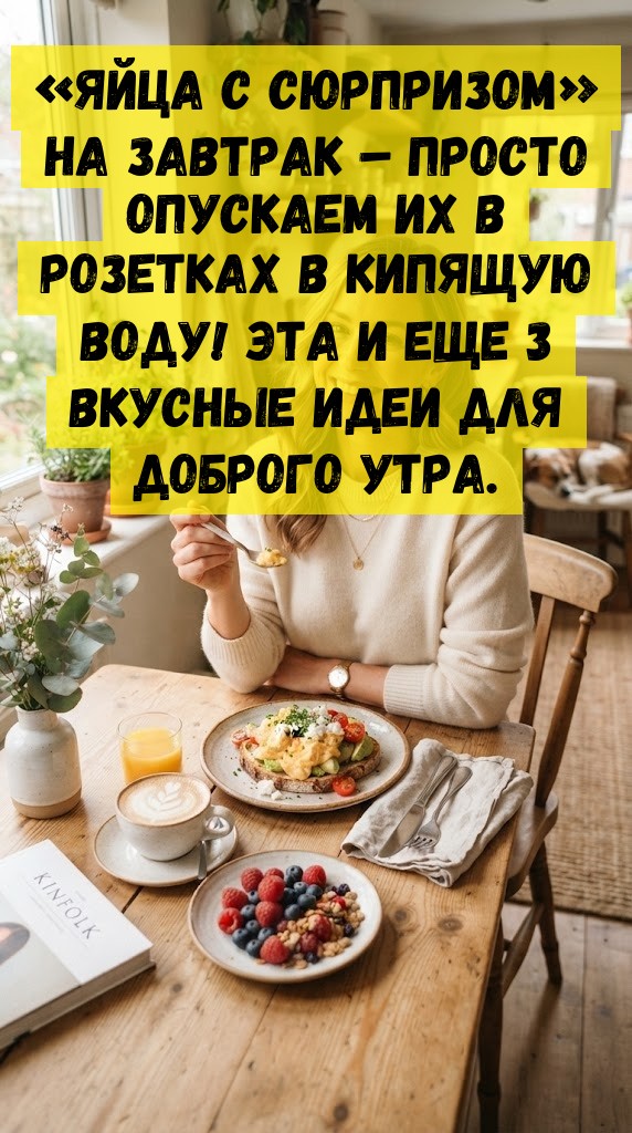 «Яйца с сюрпризом» на завтрак – просто опускаем их в розетках в кипящую воду! Эта и еще 3 вкусные идеи для доброго утра. «Яйца с сюрпризом» на завтрак – просто опускаем их в розетках в кипящую воду! Эта и еще 3 вкусные идеи для доброго утра.