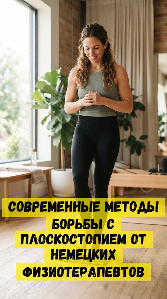 Современные методы Борьбы с плоскостопием от немецких физиотерапевтов