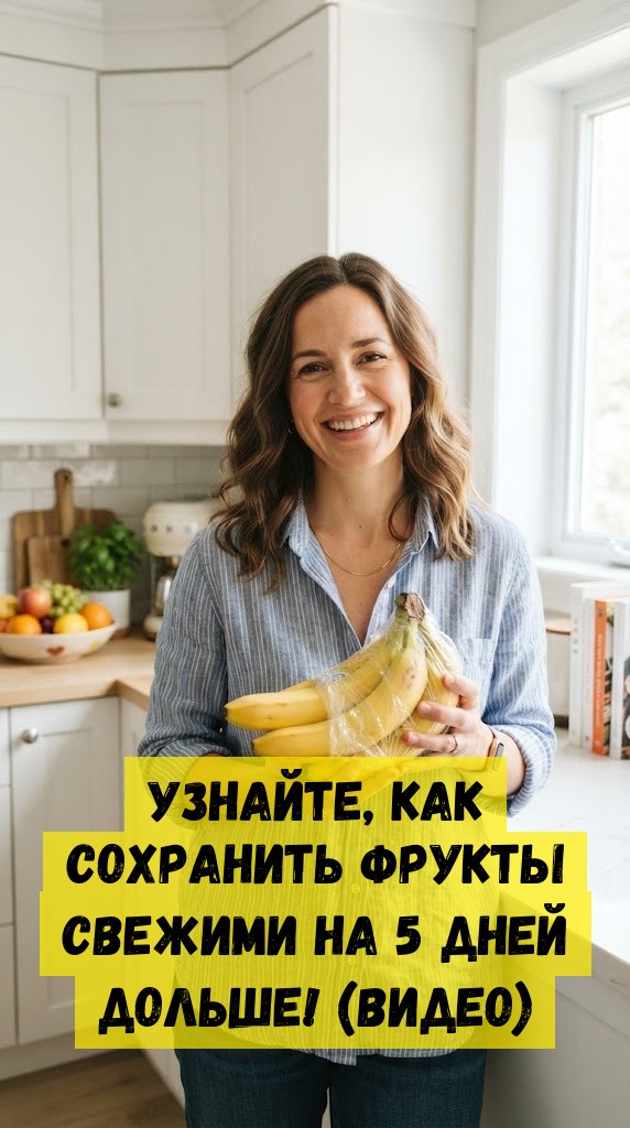 Узнайте, как сохранить фрукты свежими на 5 дней дольше! (видео)