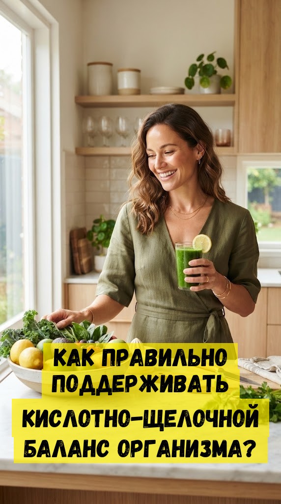 Как правильно поддерживать кислотно-щелочной баланс организма?