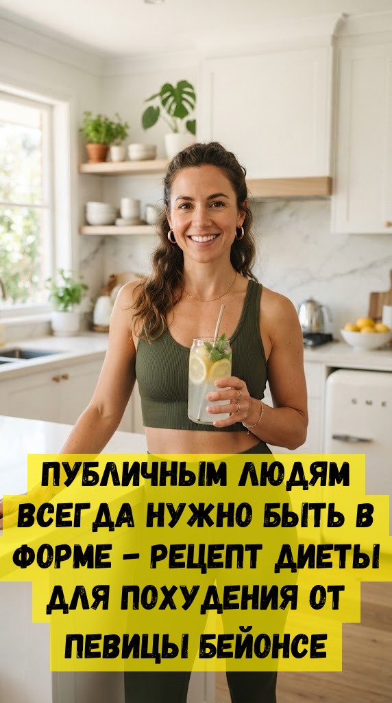 Публичным людям всегда нужно быть в форме - Рецепт диеты для похудения от певицы Бейонсе