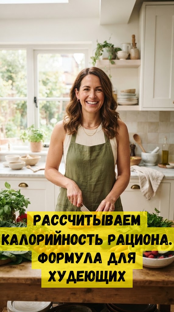 Рассчитываем калорийность рациона. Формула для худеющих