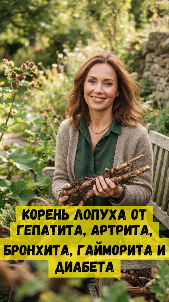 Корень лопуха от гепатита, артрита, бронхита, гайморита и диабета Корень лопуха от гепатита, артрита, бронхита, гайморита и диабета