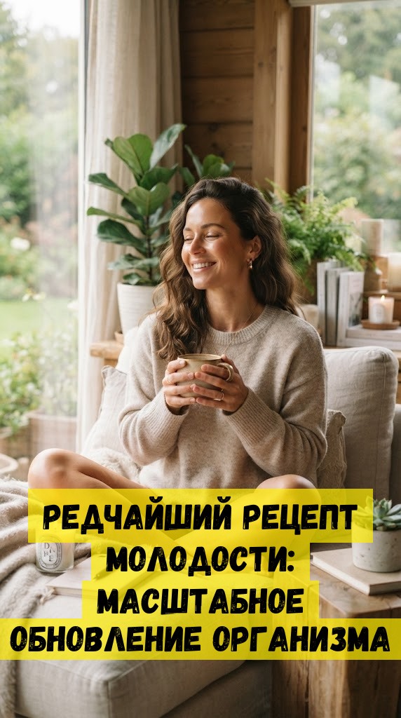 Редчайший рецепт молодости: масштабное обновление организма