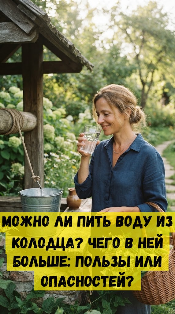 Можно ли пить воду из колодца? Чего в ней больше: пользы или опасностей?
