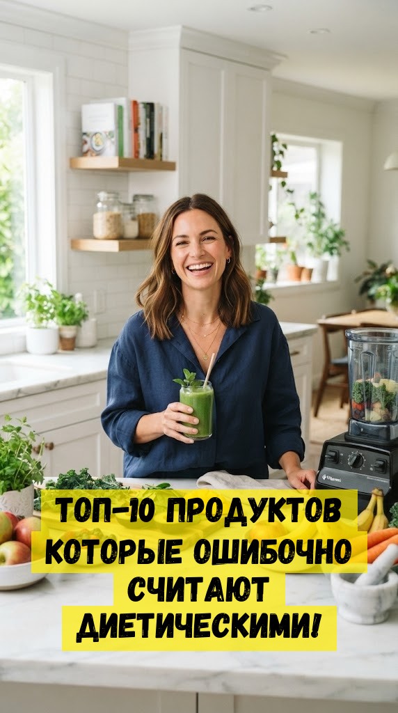 Топ-10 продуктов которые ошибочно считают диетическими!
