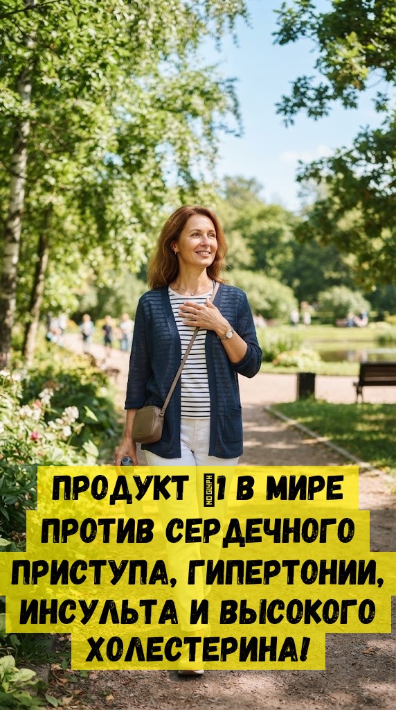Продукт №1 в мире против сердечного приступа, гипертонии, инсульта и высокого холестерина! Продукт №1 в мире против сердечного приступа, гипертонии, инсульта и высокого холестерина!