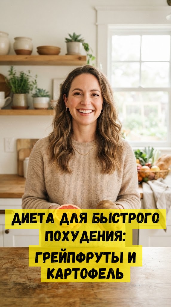 Диета для быстрого похудения: грейпфруты и картофель Диета для быстрого похудения: грейпфруты и картофель