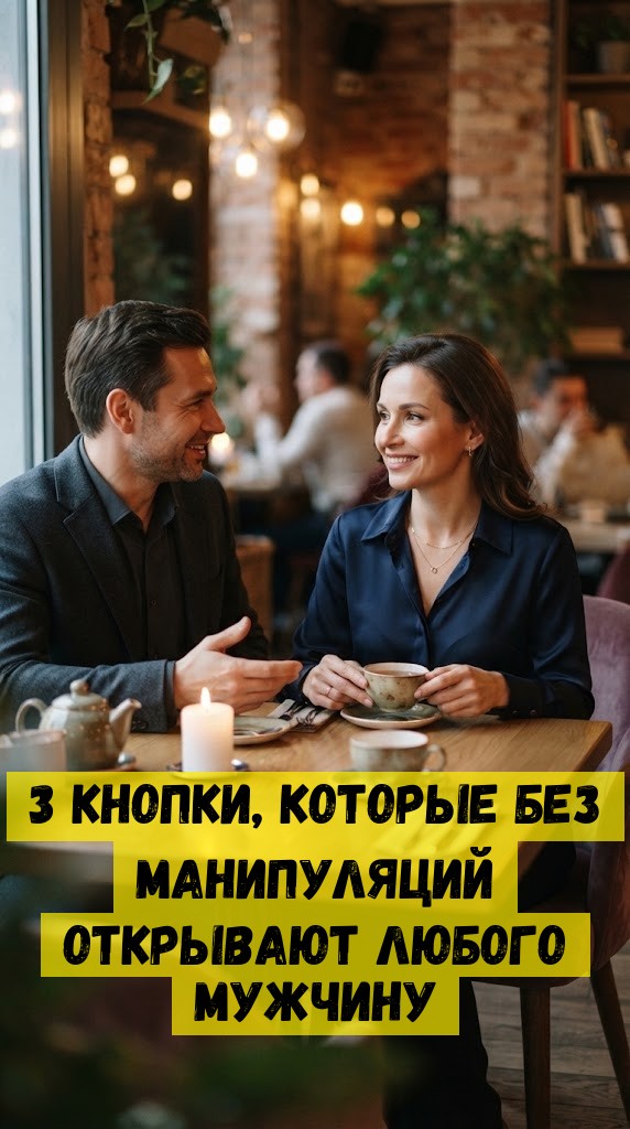 3 кнопки, которые без манипуляций открывают любого мужчину 3 кнопки, которые без манипуляций открывают любого мужчину