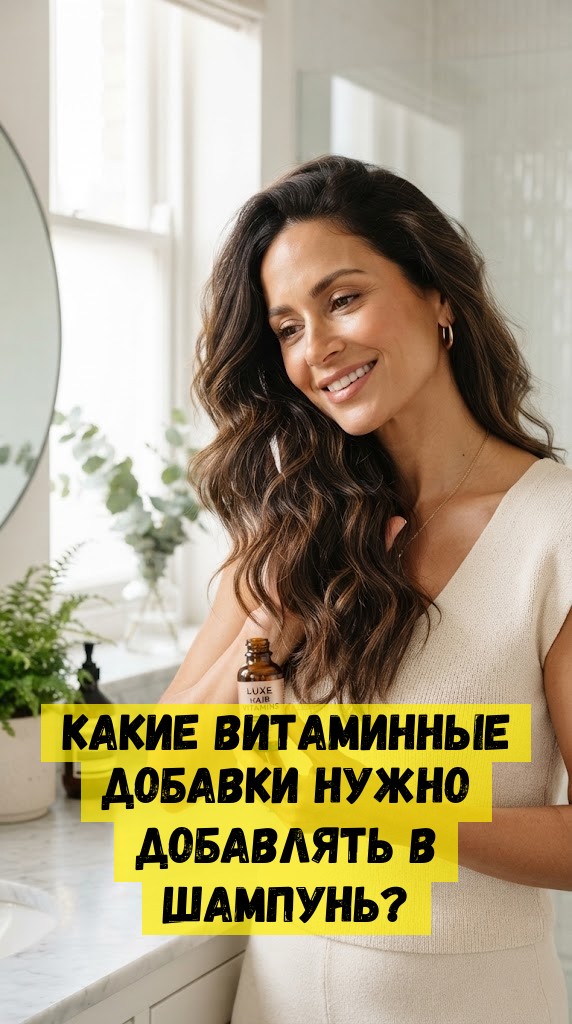 Какие витаминные добавки нужно добавлять в шампунь?