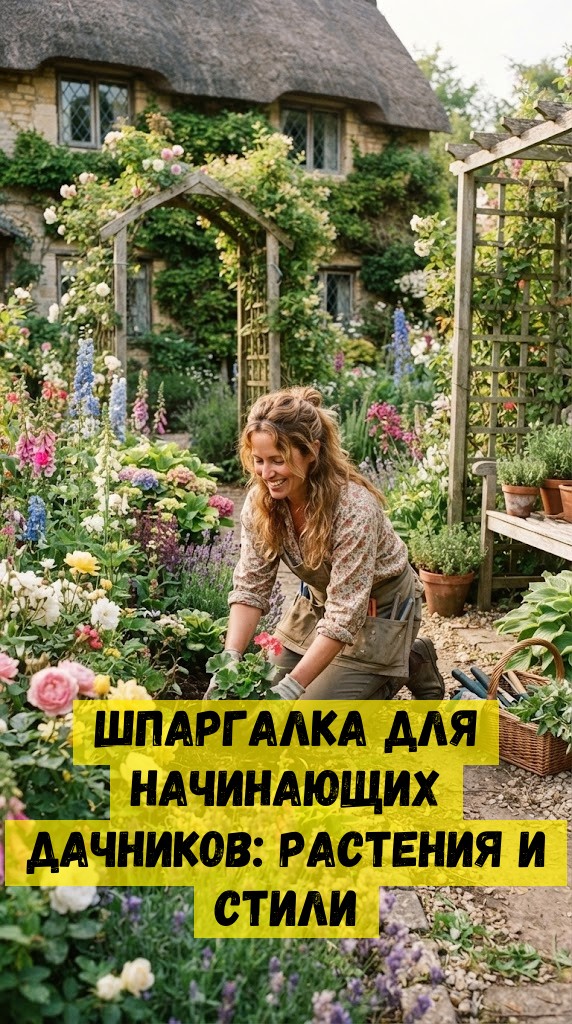 Шпаргалка для начинающих дачников: Растения и стили