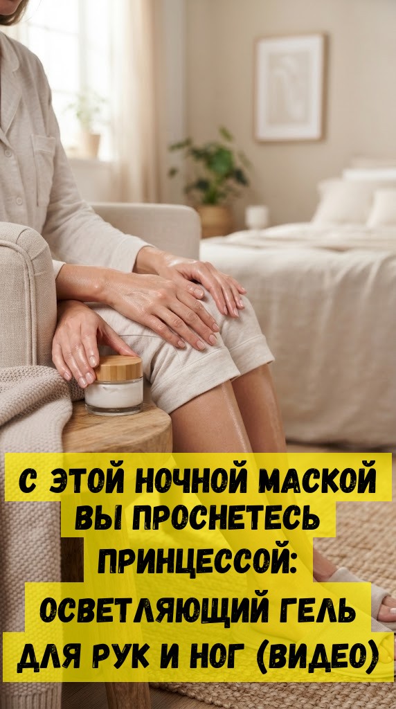 C этой ночной маской Вы проснетесь принцессой: осветляющий гель для рук и ног (видео) C этой ночной маской Вы проснетесь принцессой: осветляющий гель для рук и ног (видео)