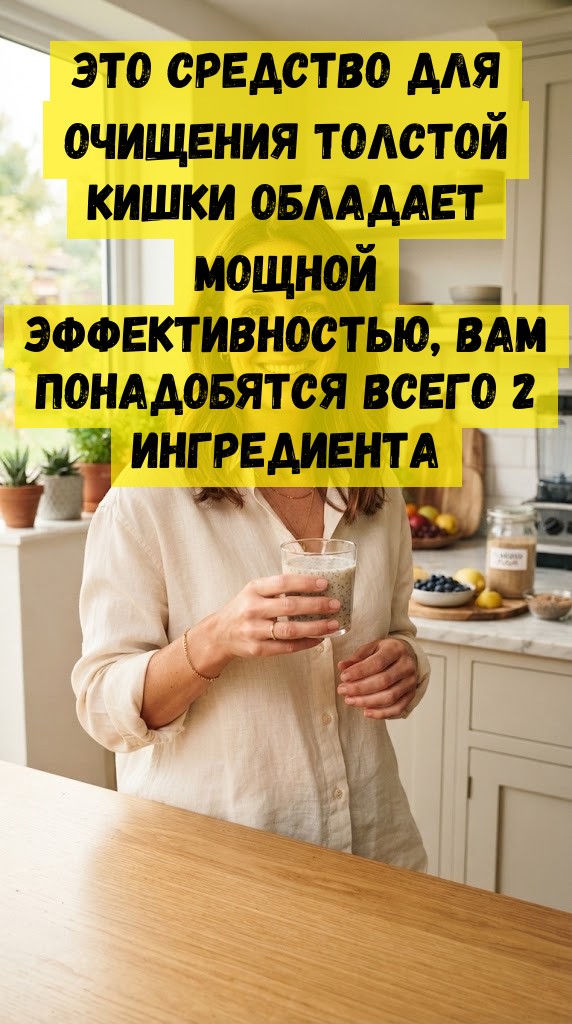 Это средство для очищения толстой кишки обладает мощной эффективностью, вам понадобятся всего 2 ингредиента Это средство для очищения толстой кишки обладает мощной эффективностью, вам понадобятся всего 2 ингредиента