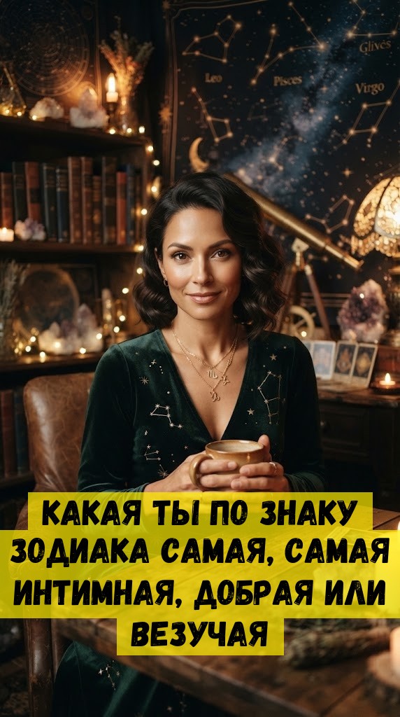 Какая ты по Знаку Зодиака самая, самая интимная, добрая или везучая Какая ты по Знаку Зодиака самая, самая интимная, добрая или везучая