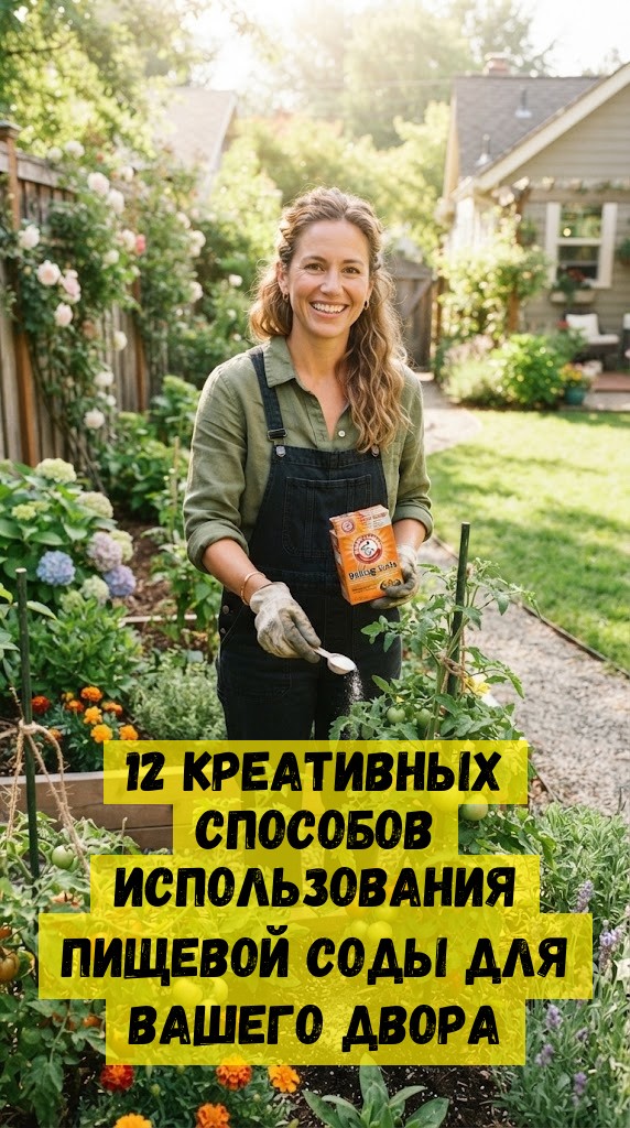 12 креативных способов использования пищевой соды для вашего двора