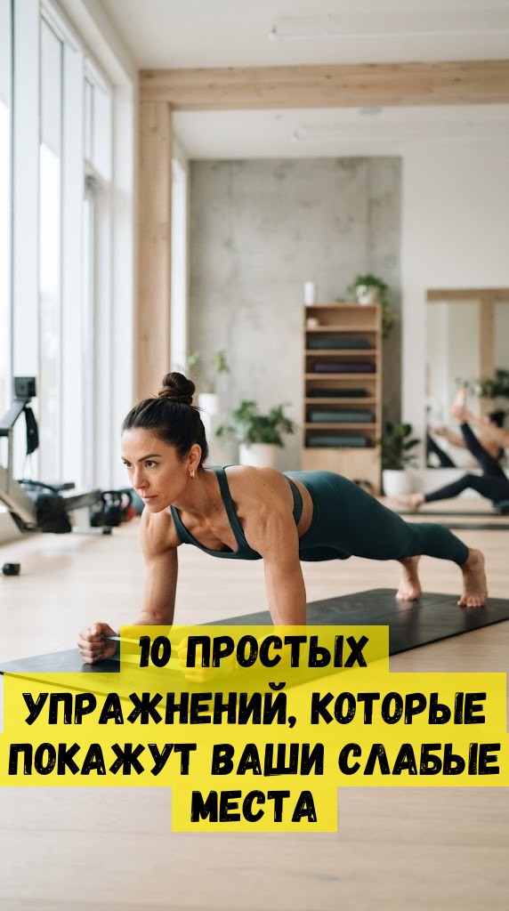 10 простых упражнений, которые покажут ваши слабые места