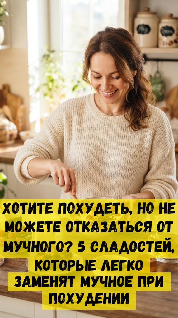 Хотите похудеть, но не можете отказаться от мучного? 5 сладостей, которые легко заменят мучное при похудении