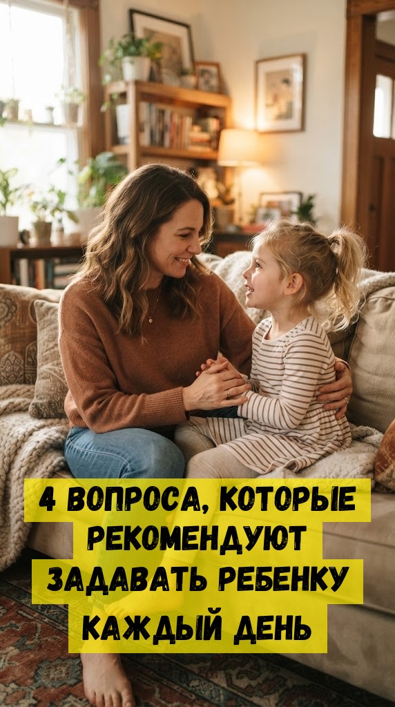 4 вопроса, которые рекомендуют задавать ребенку каждый день