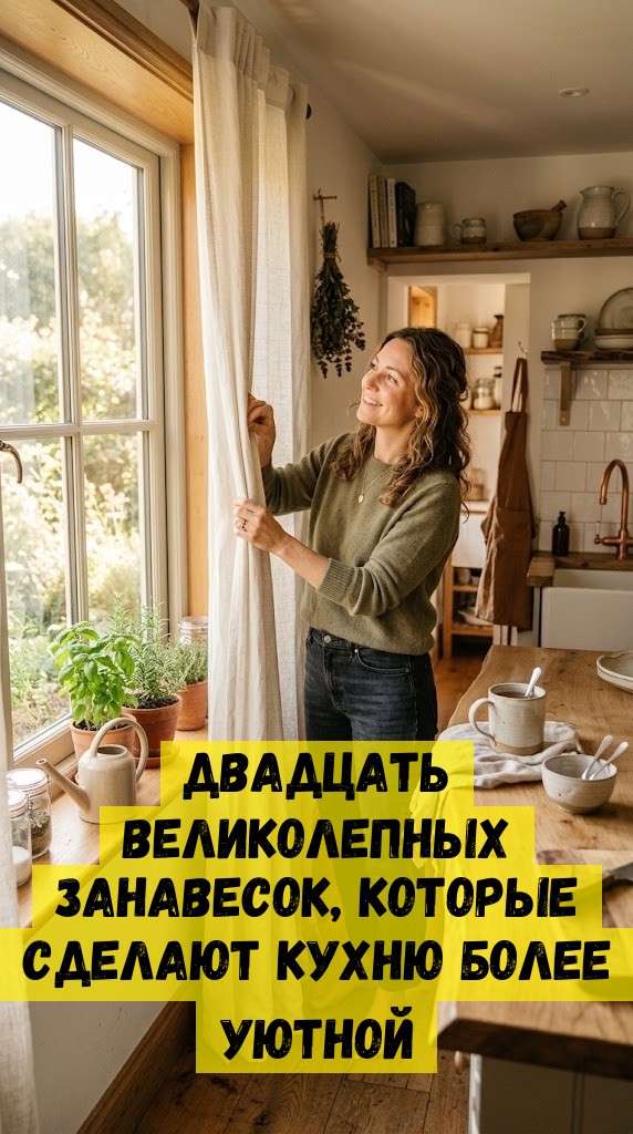 Двадцать великолепных занавесок, которые сделают кухню более уютной Двадцать великолепных занавесок, которые сделают кухню более уютной