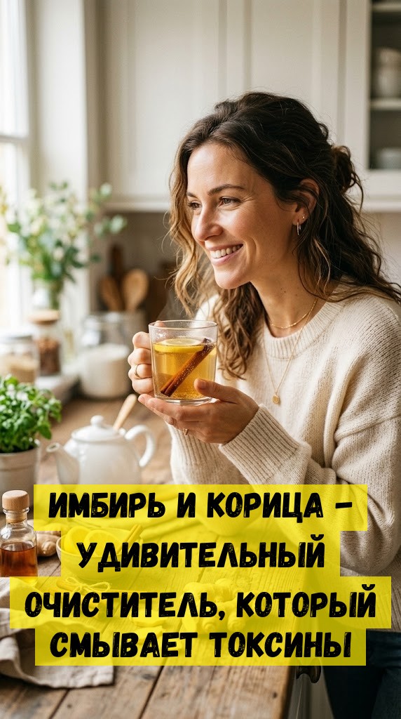 Имбирь и корица - Удивительный очиститель, который смывает токсины