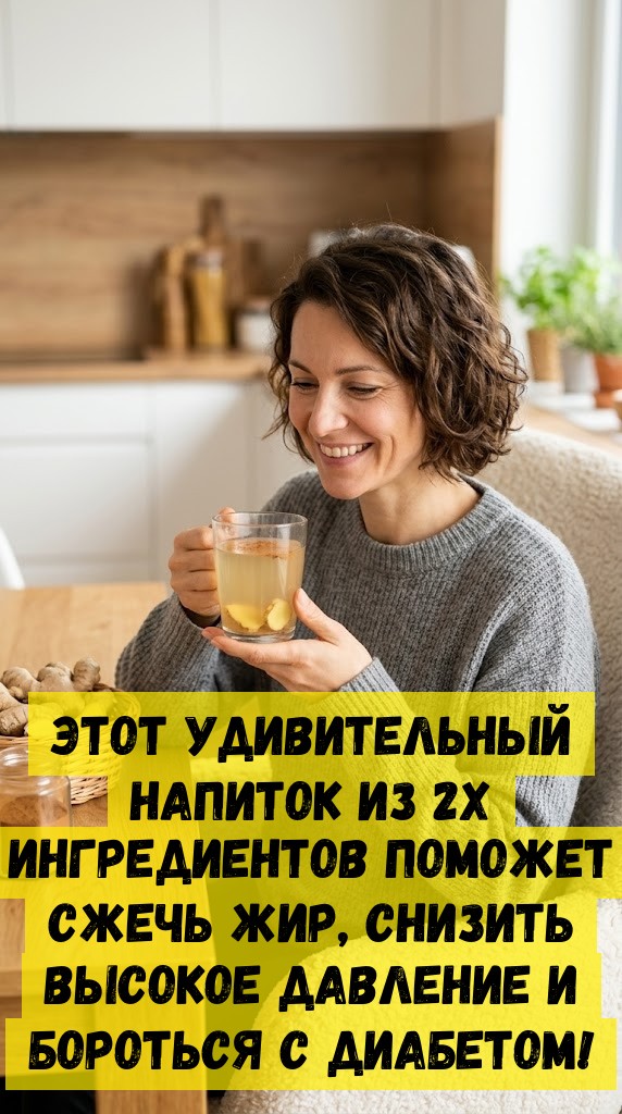 Этот удивительный напиток из 2х ингредиентов поможет сжечь жир, снизить высокое давление и бороться с диабетом! Этот удивительный напиток из 2х ингредиентов поможет сжечь жир, снизить высокое давление и бороться с диабетом!