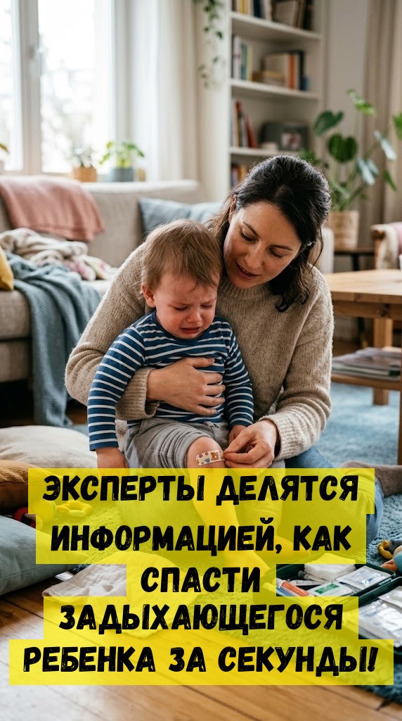 Эксперты делятся информацией, как спасти задыхающегося ребенка за секунды!