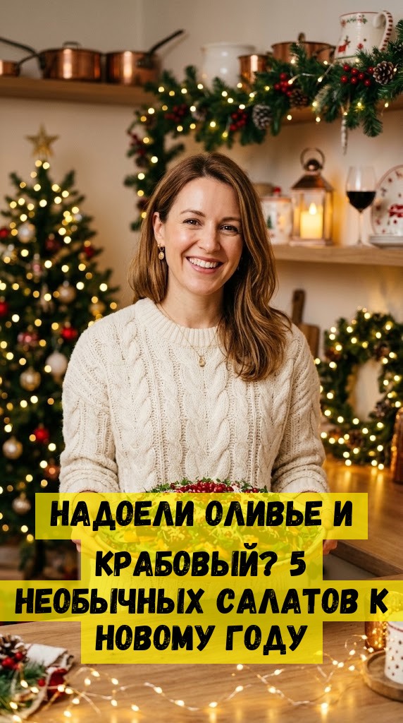Надоели оливье и крабовый? 5 необычных салатов к Новому году Надоели оливье и крабовый? 5 необычных салатов к Новому году
