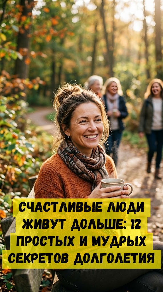 Счастливые люди живут дольше: 12 простых и мудрых секретов долголетия