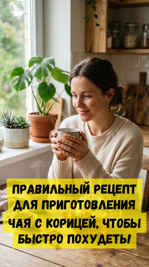 Правильный рецепт для приготовления чая с корицей, чтобы быстро похудеть!