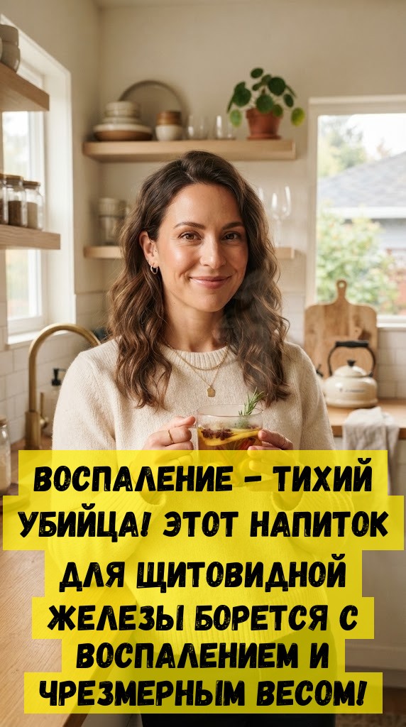 Воспаление - тихий убийца! Этот напиток для щитовидной железы борется с воспалением и чрезмерным весом! Воспаление - тихий убийца! Этот напиток для щитовидной железы борется с воспалением и чрезмерным весом!