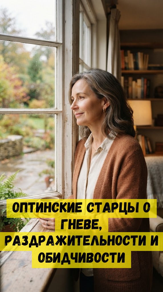 ОПТИНСКИЕ СТАРЦЫ о гневе, раздражительности и обидчивости