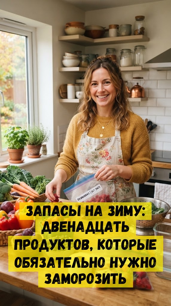 Запасы на зиму: Двенадцать продуктов, которые обязательно нужно заморозить