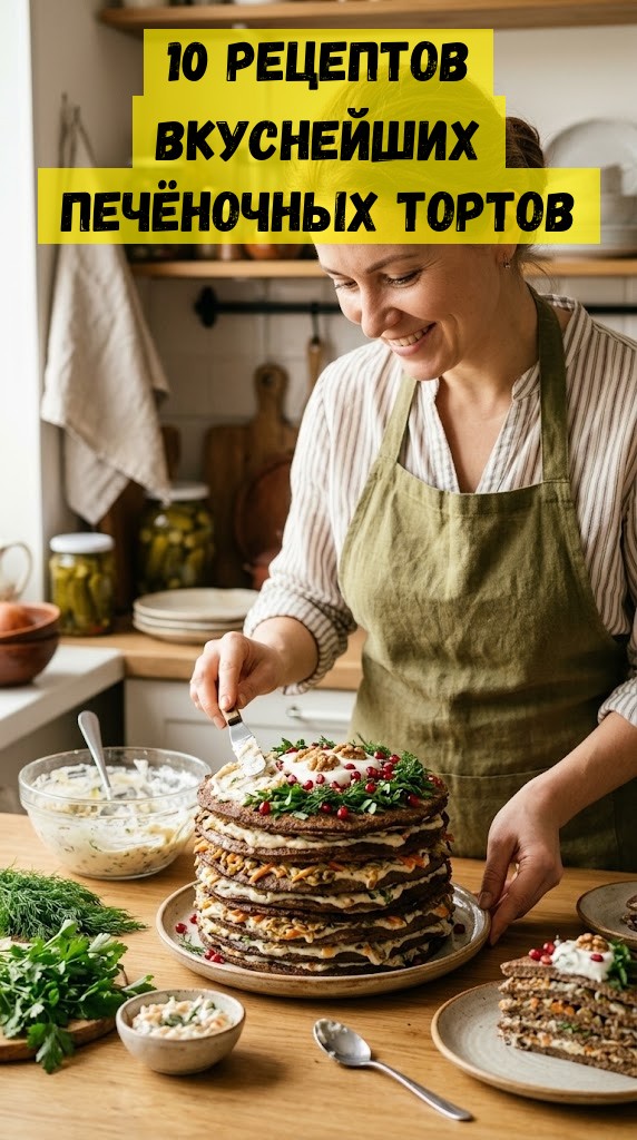 10 рецептов вкуснейших печёночных тортов