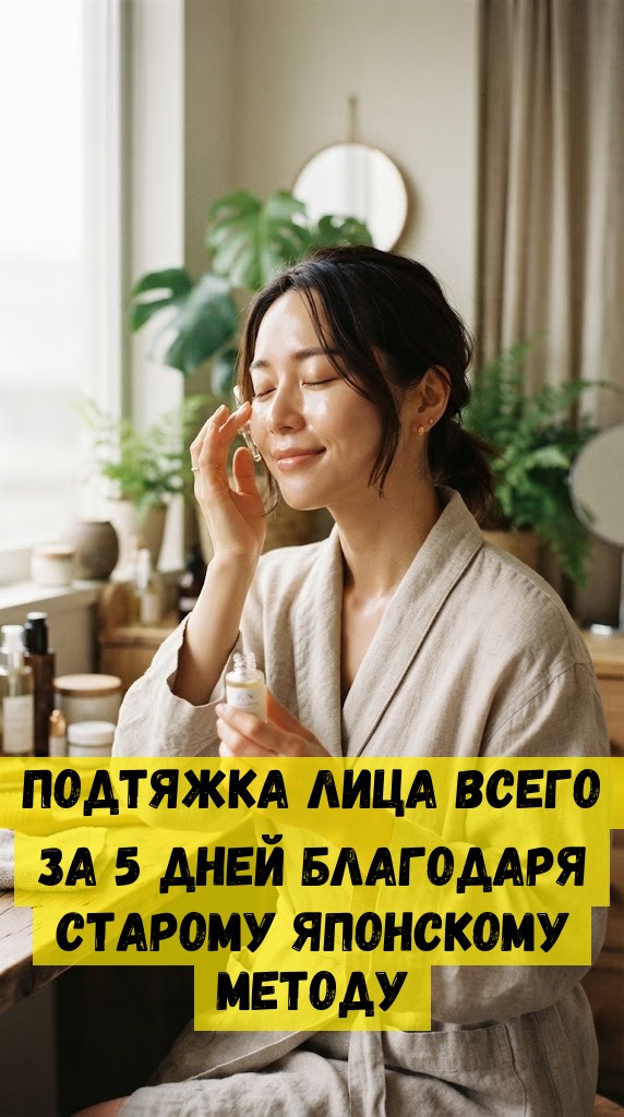 Подтяжка лица всего за 5 дней благодаря старому японскому методу