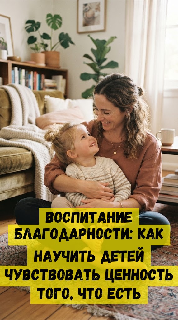 Воспитание Благодарности: Как Научить Детей Чувствовать Ценность Того, Что Есть