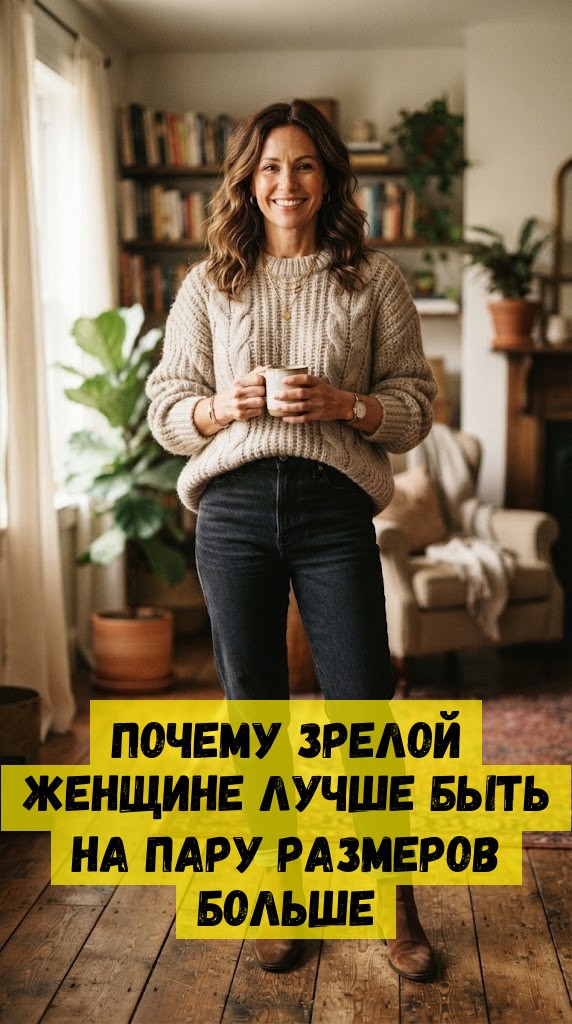 Почему зрелой женщине лучше быть на пару размеров больше Почему зрелой женщине лучше быть на пару размеров больше