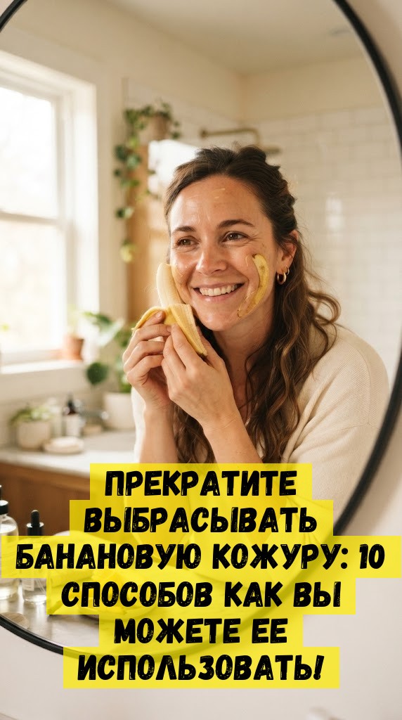 Прекратите выбрасывать банановую кожуру: 10 способов как вы можете ее использовать!