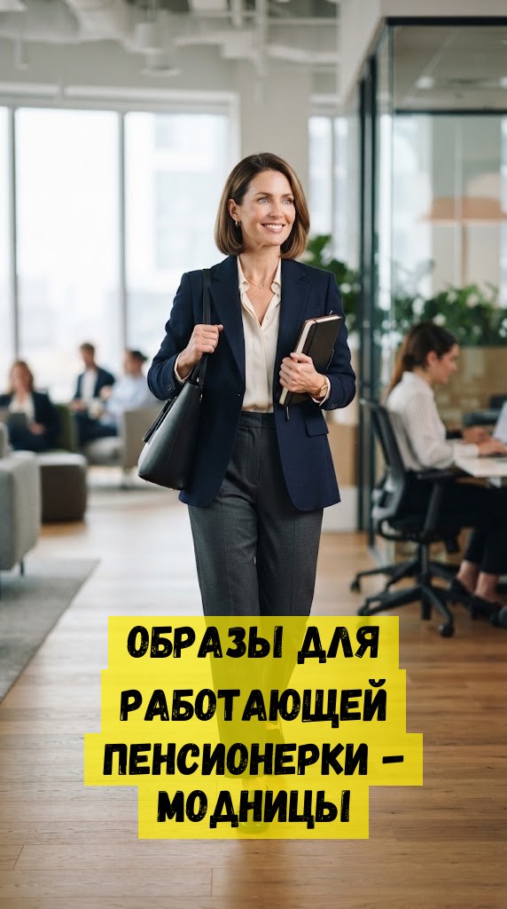 Образы для работающей пенсионерки - модницы