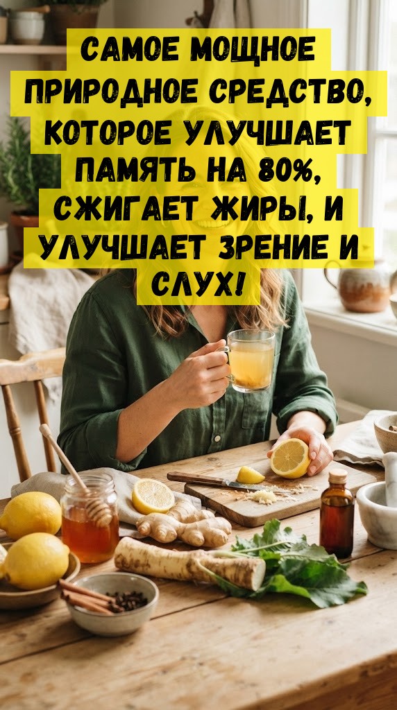 Самое мощное природное средство, которое улучшает память на 80%, сжигает жиры, и улучшает зрение и слух! Самое мощное природное средство, которое улучшает память на 80%, сжигает жиры, и улучшает зрение и слух!