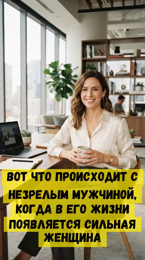 Вот что происходит с незрелым мужчиной, когда в его жизни появляется сильная женщина