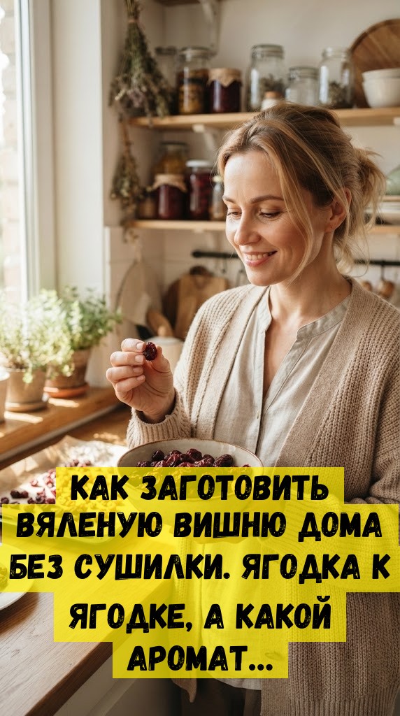 Как заготовить вяленую вишню дома без сушилки. Ягодка к ягодке, а какой аромат&hellip;