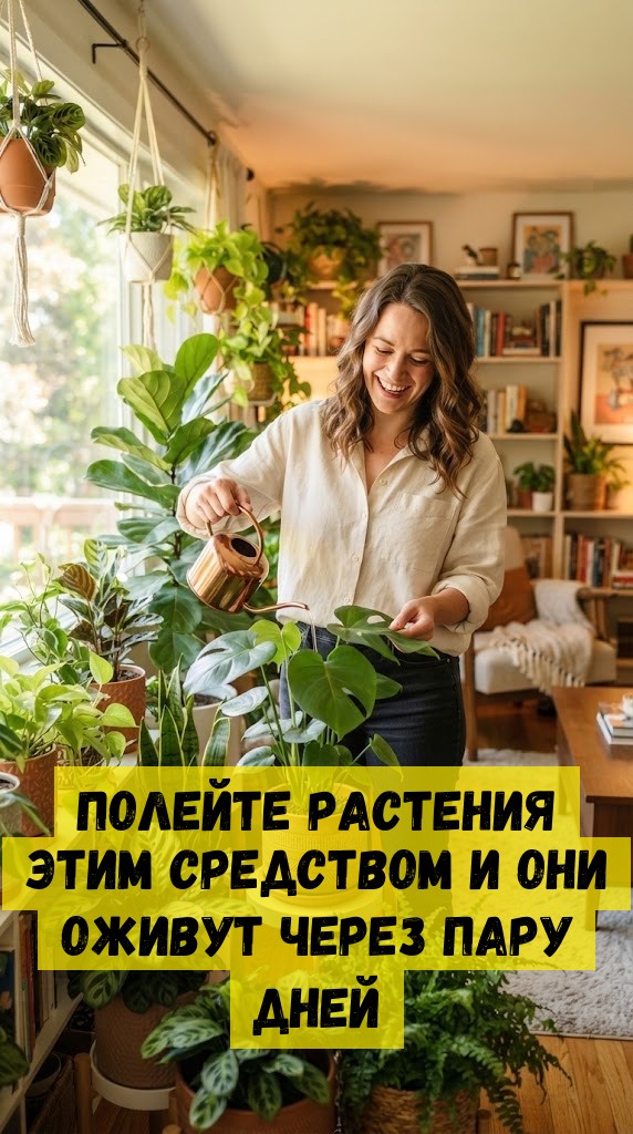 Полейте растения этим средством и они оживут через пару дней