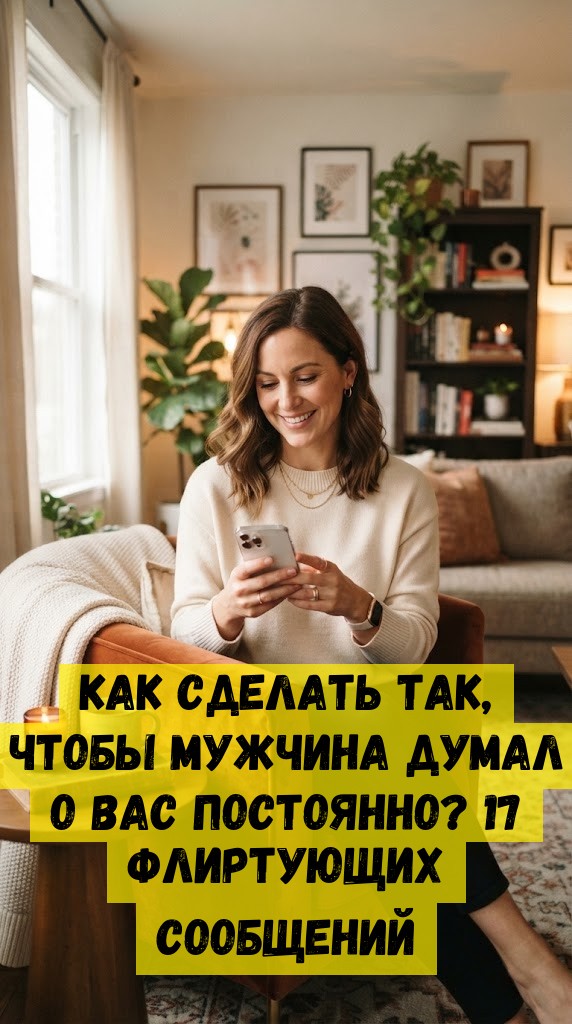 Как сделать так, чтобы мужчина думал о вас постоянно? 17 флиртующих сообщений Как сделать так, чтобы мужчина думал о вас постоянно? 17 флиртующих сообщений