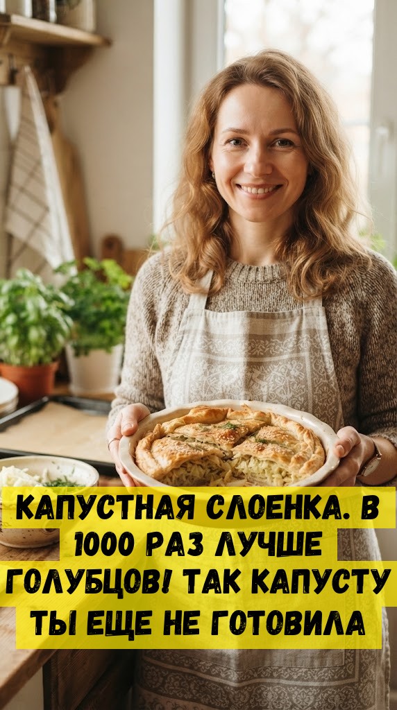 Капустная слоенка. В 1000 раз лучше голубцов! Так капусту ты еще не готовила