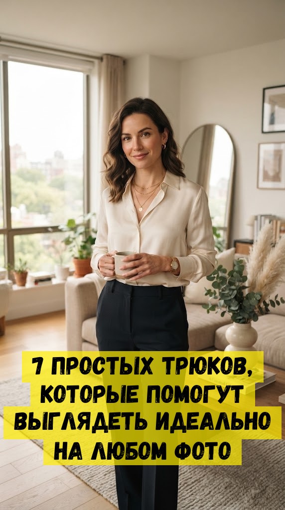 7 простых трюков, которые помогут выглядеть идеально на любом фото