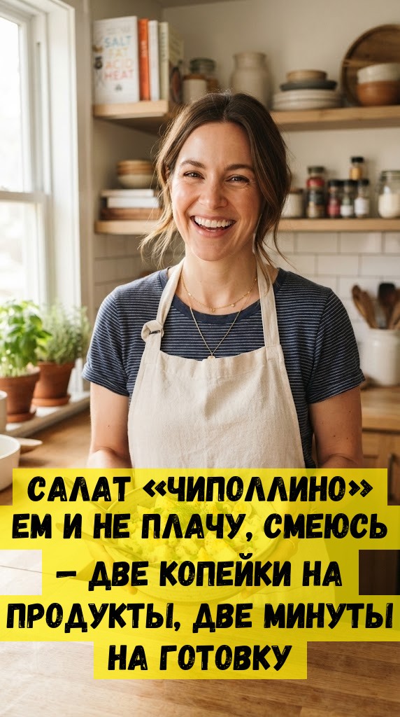 Салат «Чиполлино» ем и не плачу, смеюсь — две копейки на продукты, две минуты на готовку Салат «Чиполлино» ем и не плачу, смеюсь — две копейки на продукты, две минуты на готовку