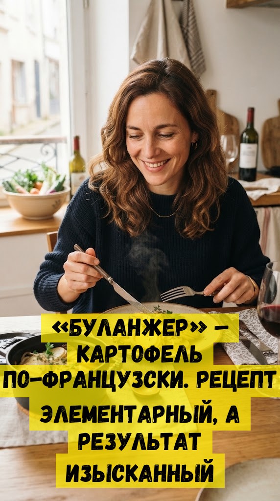 &laquo;Буланжер&raquo; &ndash; картофель по-французски. Рецепт элементарный, а результат изысканный