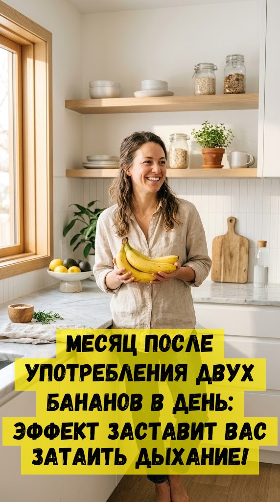 Месяц после употребления двух бананов в день: Эффект заставит вас затаить дыхание!