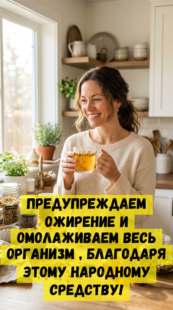 Предупреждаем ожирение и омолаживаем весь организм , благодаря этому народному средству!